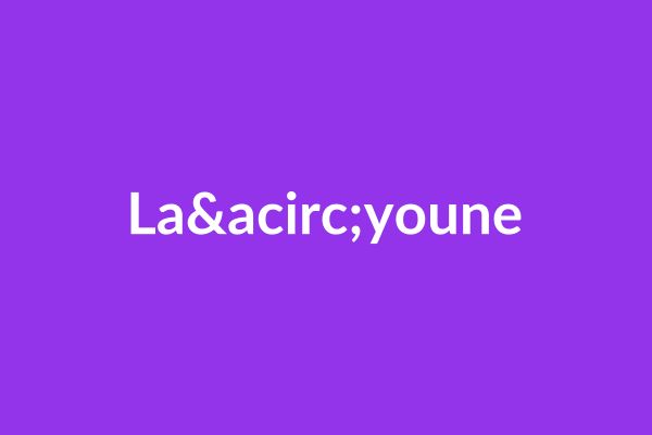 Chirurgie esthétique à La&acirc;youne
       